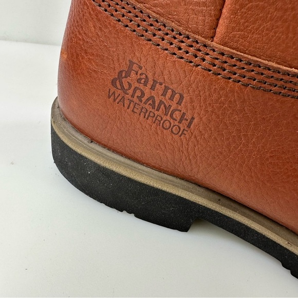 Georgia Boot Men’s Waterproof Leather Farm & Ranch Boots Size 10W - Picture 2 of 8